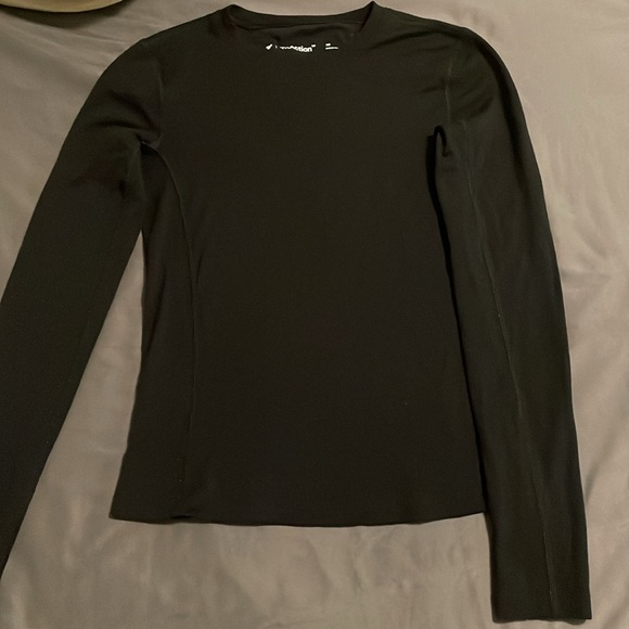 TNA | TnAction  | Brink Merino Wool Long Sleeve | Black - Picture 9 of 14